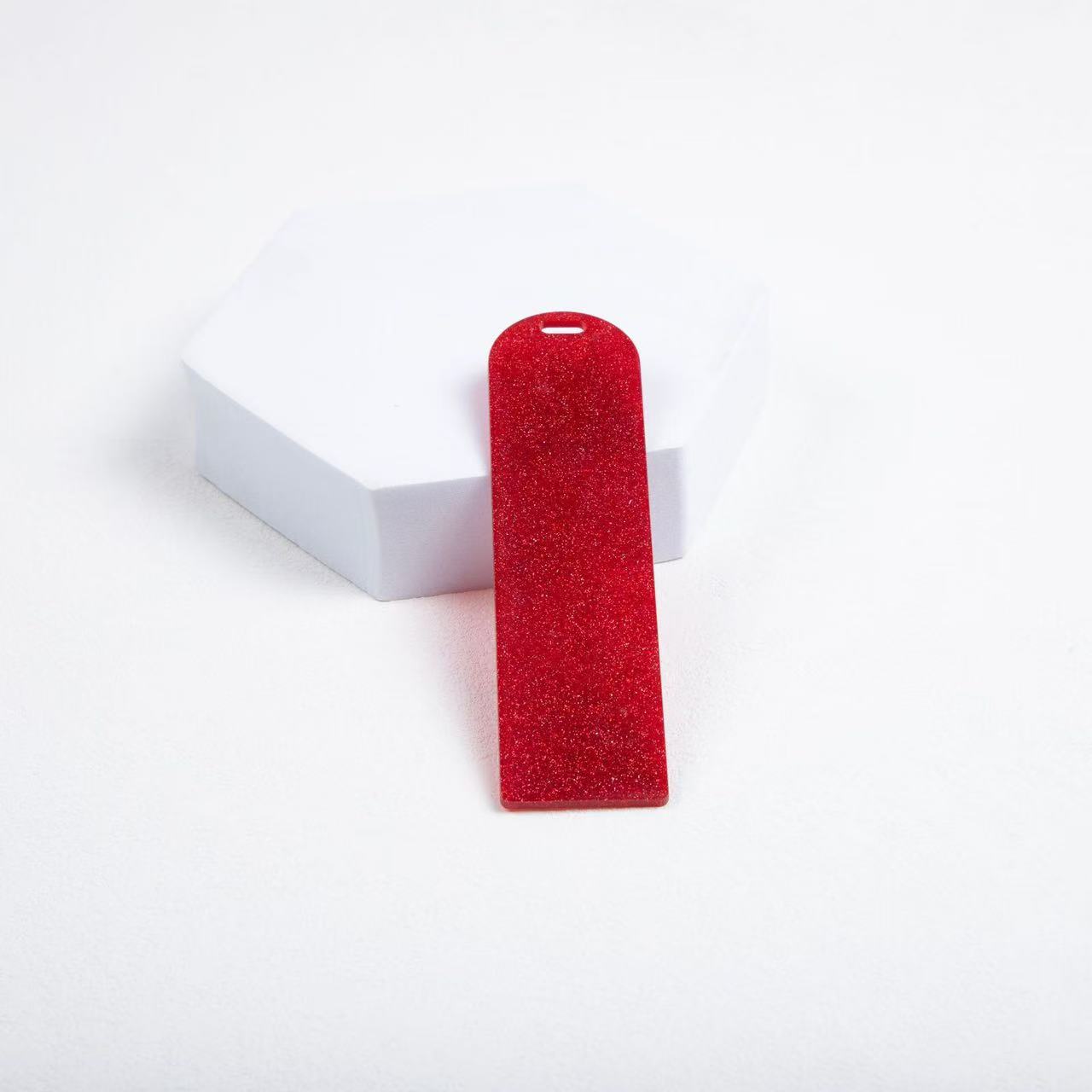 glitter book mark