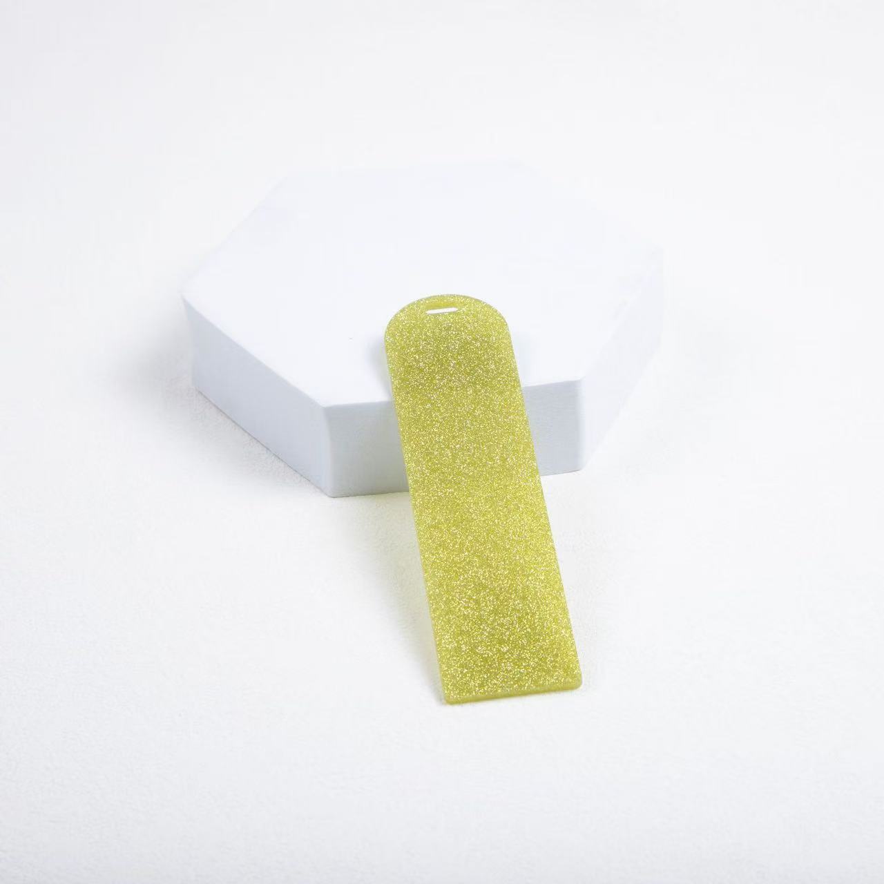 glitter book mark