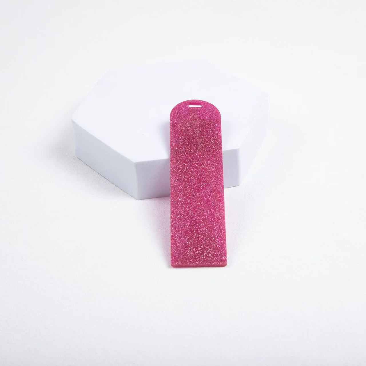 glitter book mark