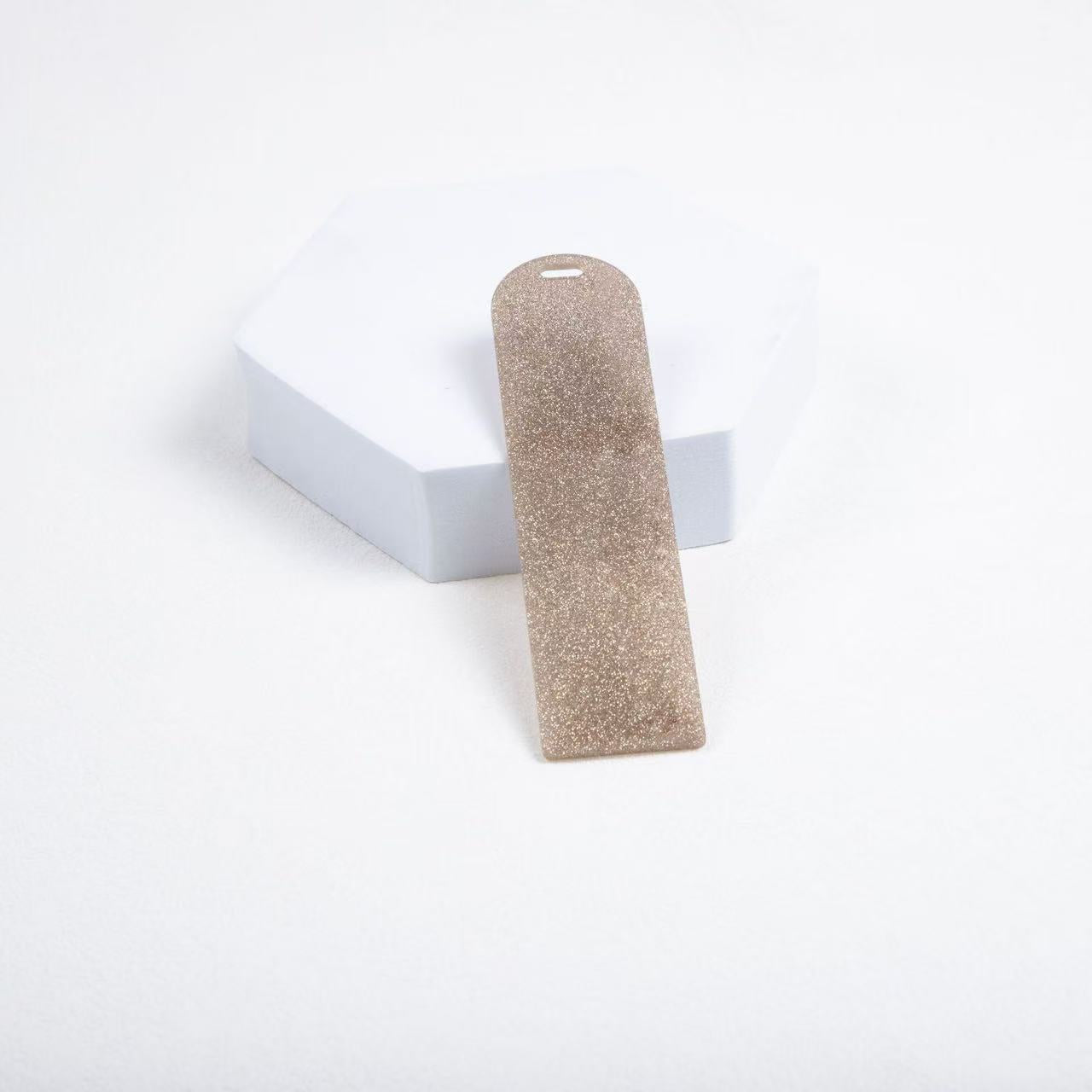glitter book mark