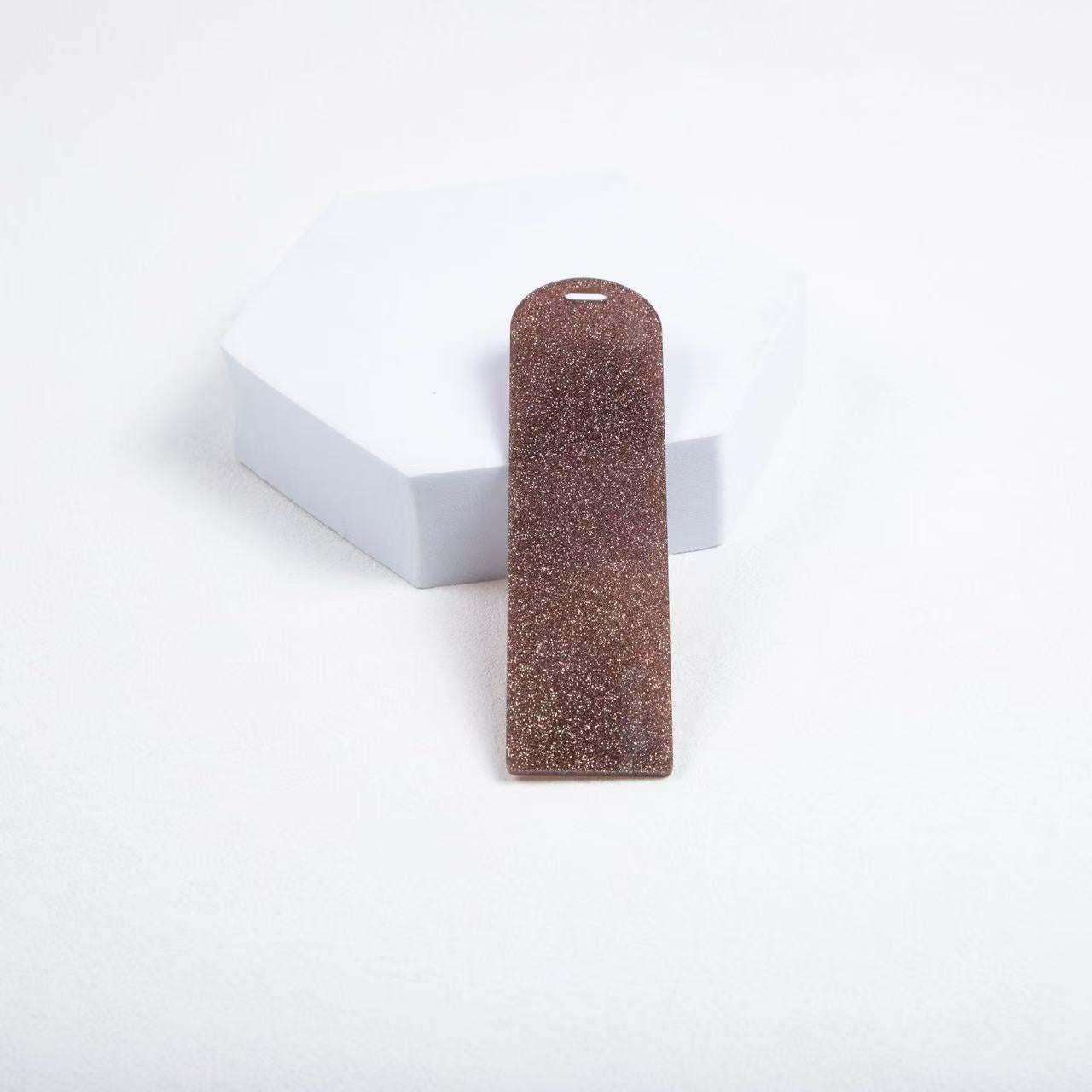 glitter book mark