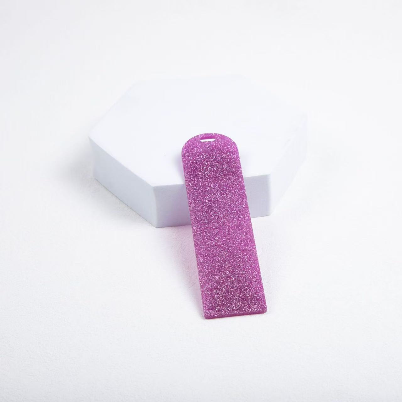 glitter book mark